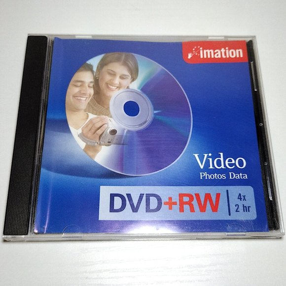 Imation 3 New Blank DVD+RW Discs for Video Photos & Data, 2 Hours Per Disc 4.7gb - Picture 2 of 3